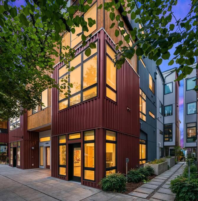 West Seattle'S Modern Townhome Eksteriør bilde